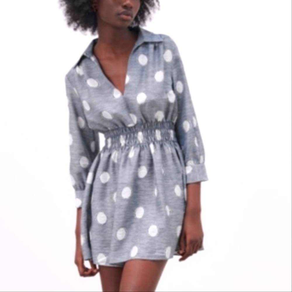 NWT Zara Polka Dot Dress